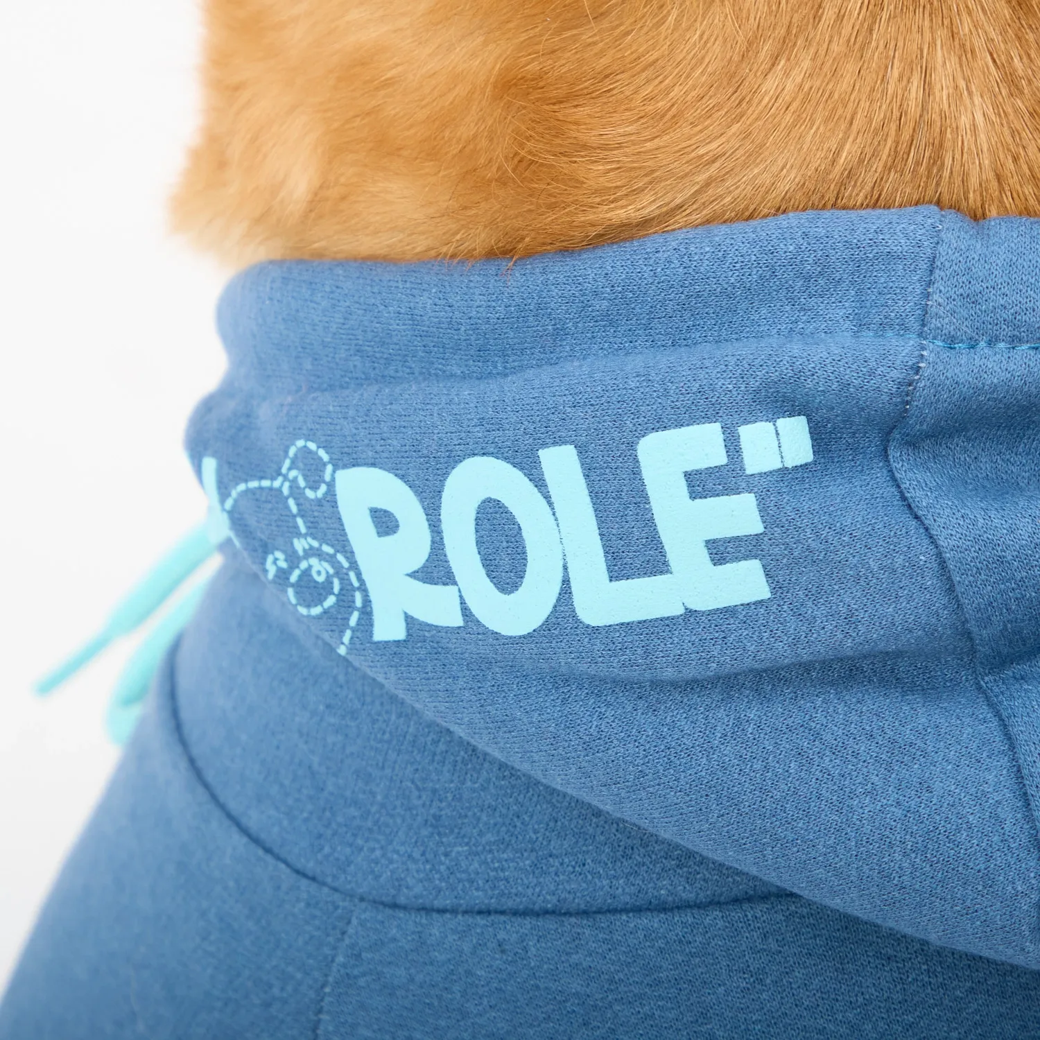 Moletom Role Azul Bordado